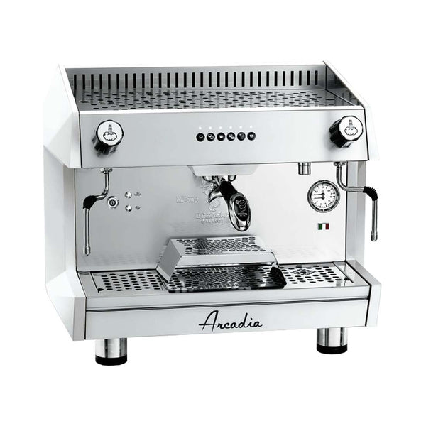 ARCADIA Professional Espresso coffee machine SS polish white 1 Group - ARCADIA-G1 - Whisk Hospitality - ARCADIA-G1