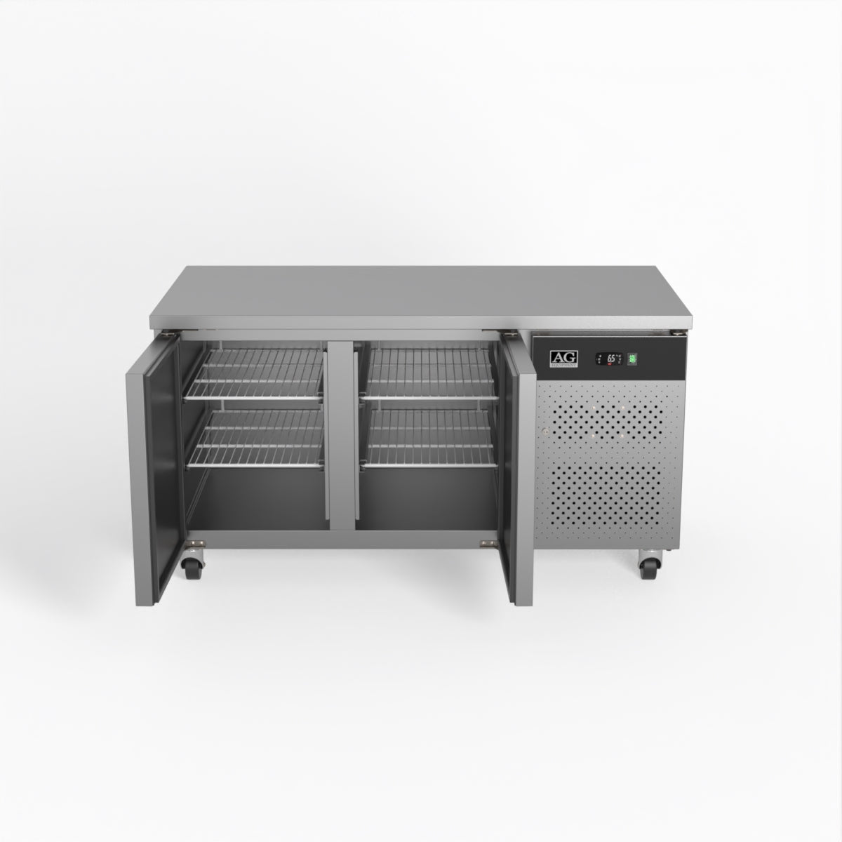 AG Two Door Commercial Worktop / Under Bench Fridge 800mm Depth PAX2100TN - Whisk Hospitality - PAX2100TN