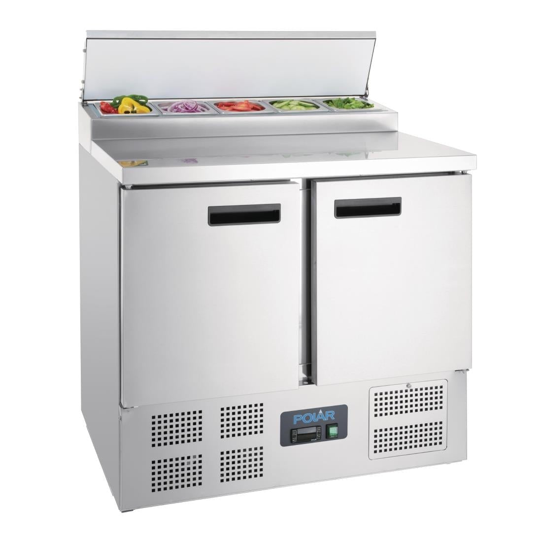 Polar G - Series Pizza Prep Counter Fridge 254Ltr G604 - A - Whisk Hospitality - G604-A