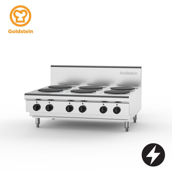 PEB6S-X | Electric Cooktop, 6 Solid Plates - Whisk Hospitality - PEB6S-X