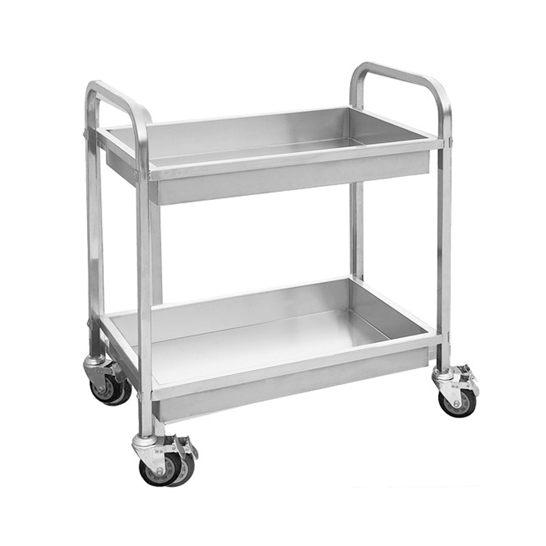YC - 102D - Stainless Steel trolley with 2 shelves - Whisk Hospitality - YC-102D