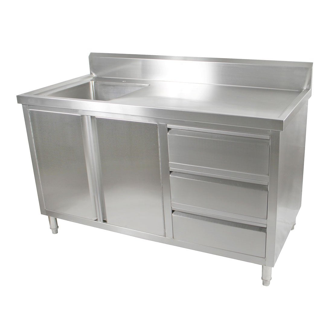 SC - 6 - 1500L - H Cabinet with Left Sink - Whisk Hospitality - SC-6-1500L-H