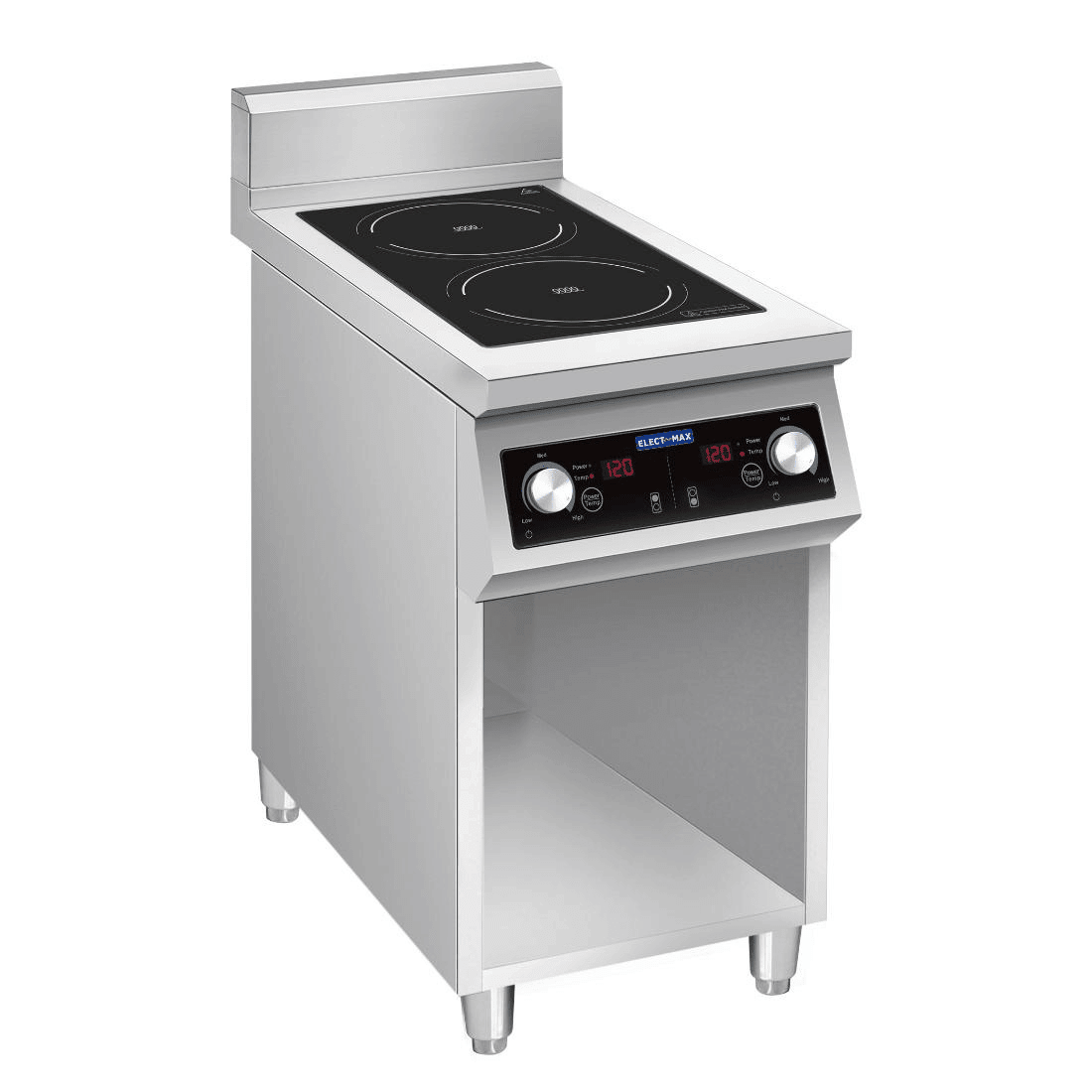 ElectMax 900 Series Induction 2 Burner Cooker with Splashback EIC9 - 400P - Whisk Hospitality - EIC9-400P