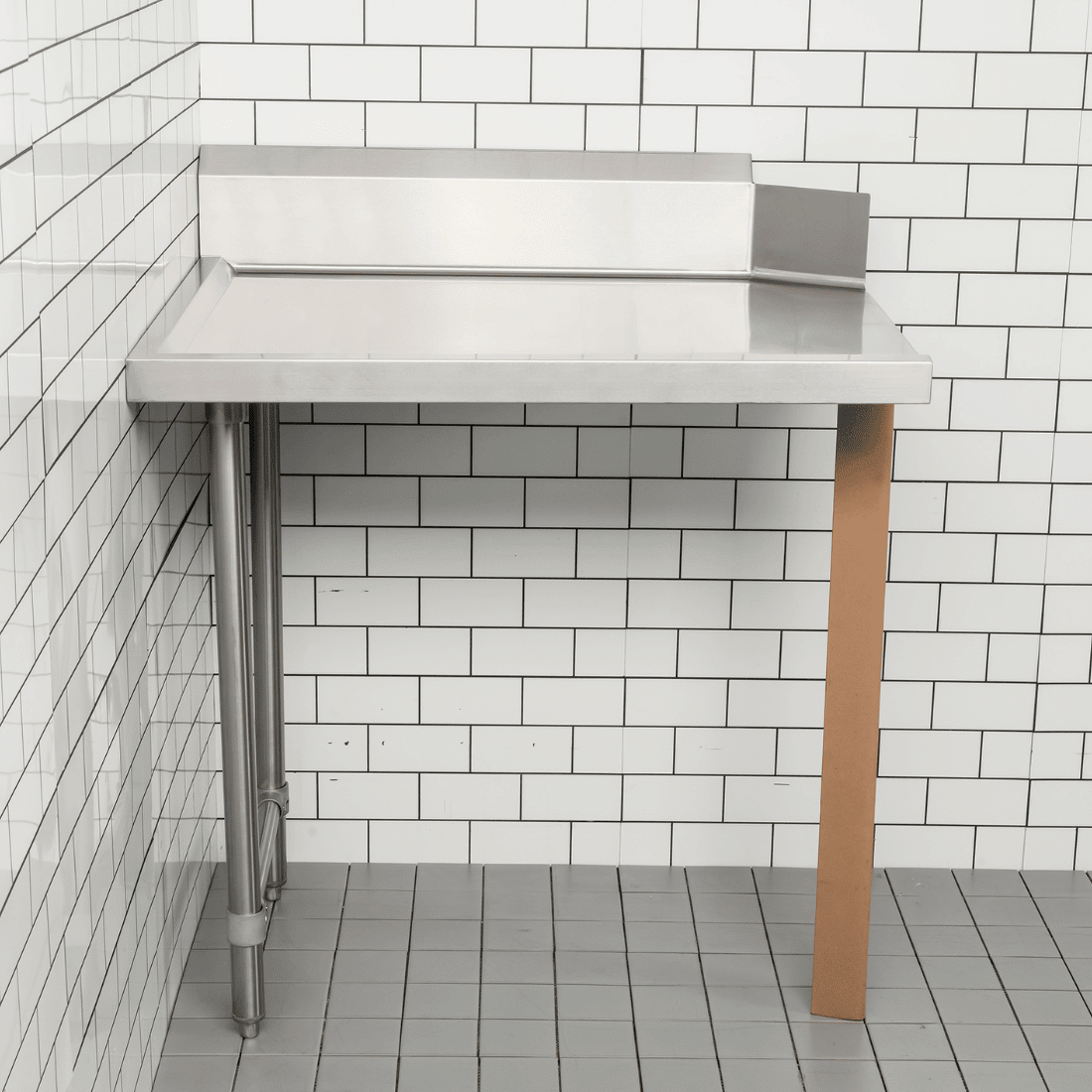 Modular System Clean Dish Table with Splashback CDT - 900R - Whisk Hospitality - CDT-900R