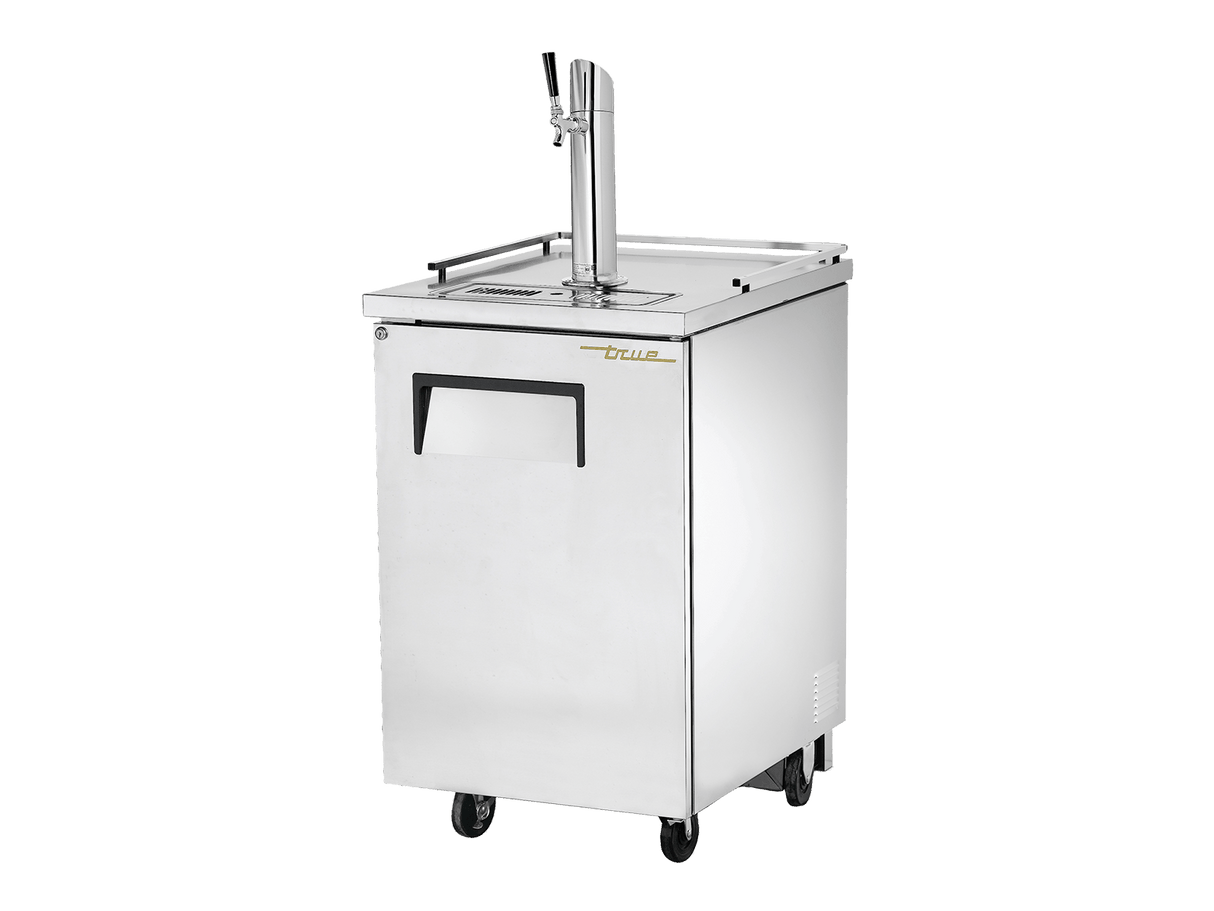 True Refrigeration Solid Swing Door Stainless Steel Direct Draw Beer Dispenser - TDD - 1 - S - Whisk Hospitality - TDD-1-S