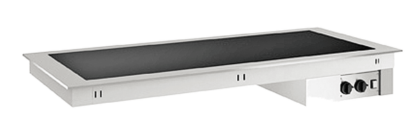 Drop-In Emainox Heated Ceramic Glass Hotplate โ 800mmL - Whisk Hospitality - 8046400-800MML