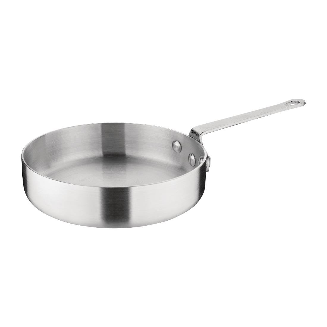Vogue Saute Pan Aluminium - 200mm 1 1/2Ltr 53fl oz T374 - Whisk Hospitality - T374