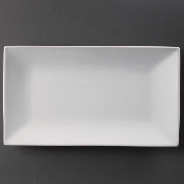 Olympia Serving Rectangular Platter - 31x18cm 12x7" (Box 2) CC895 - Whisk Hospitality - CC895