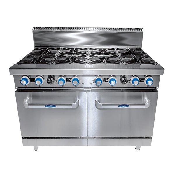 Cookrite 8 BURNER WITH OVEN W1219 X D790 X H1165 | COOKRITE 1 ATO - 8B - F - LPG - Whisk Hospitality - ATO-8B-F-LPG