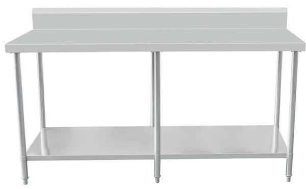 Work Bench with Splashback & Undershelf - 800 / AWS-2180 - Whisk Hospitality - 620328