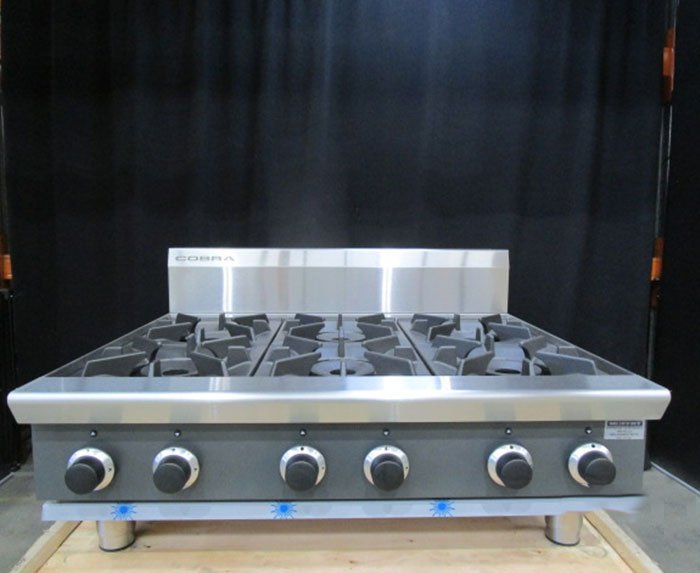 Cobra C9DF-B-N 6 Burner Gas Cooktop - Whisk Hospitality - 3PA-8767-DHT-2317463
