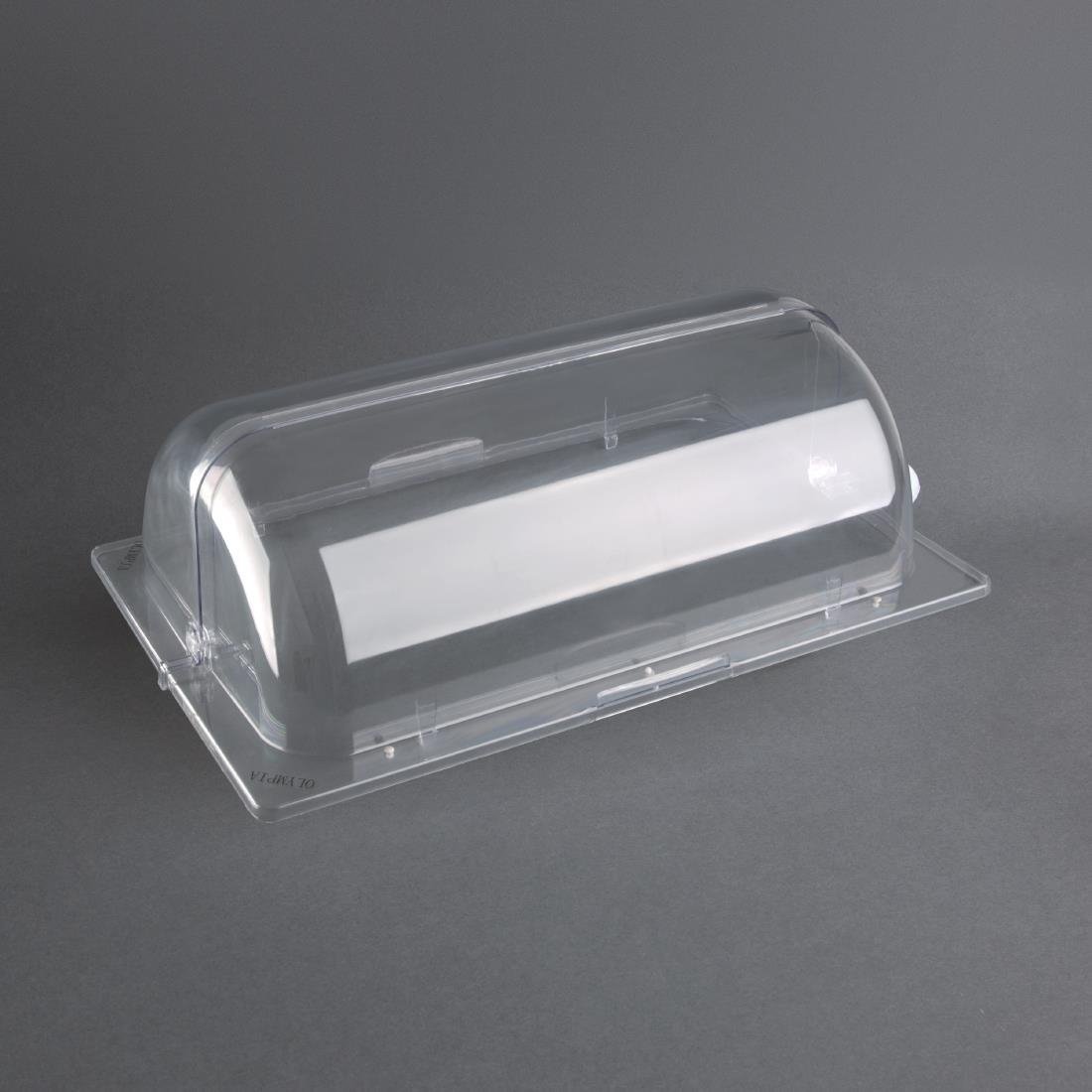 Olympia Polycarbonate Rolltop Cover - GN 1/1 - 535x335x165mm CM930 - Whisk Hospitality - CM930