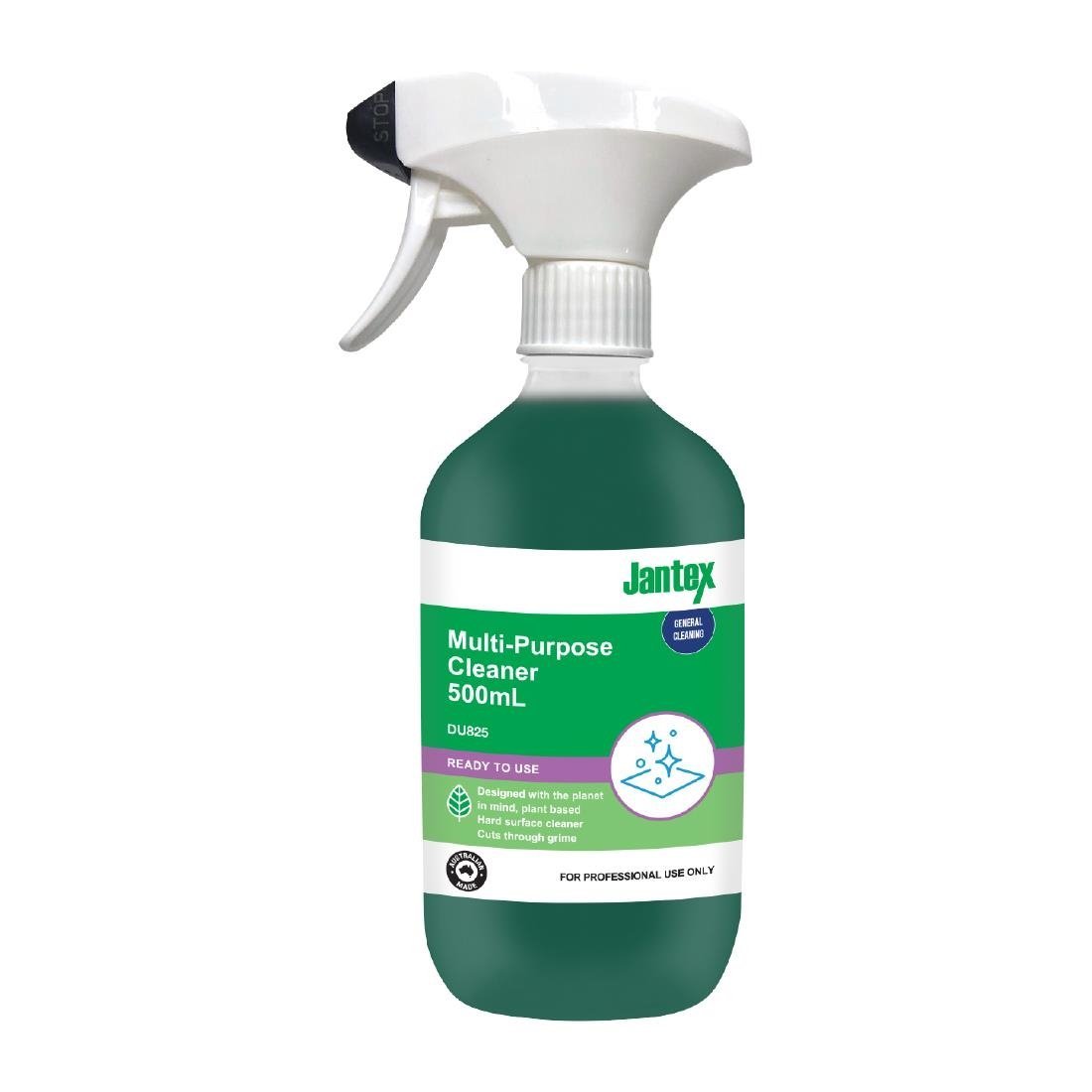 Jantex Green Multi - Purpose Surface Cleaner RTU - 500ml DU825 - Whisk Hospitality - DU825