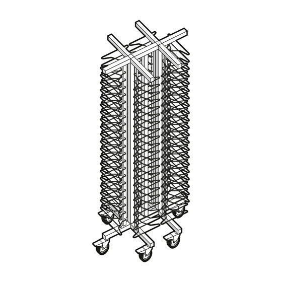 MODULINE Roll In/Out Trolley 126(Γ180 - 310) - Whisk Hospitality - ACPP126
