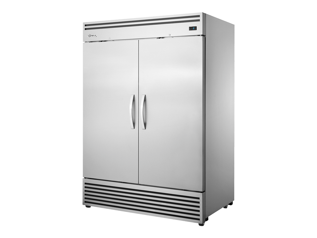 True Refrigeration 2/1 GN Upright Foodservice Refrigerator 2 Full Solid Swing Doors - TGN - 2R - 2S - Whisk Hospitality - TGN-2R-2S