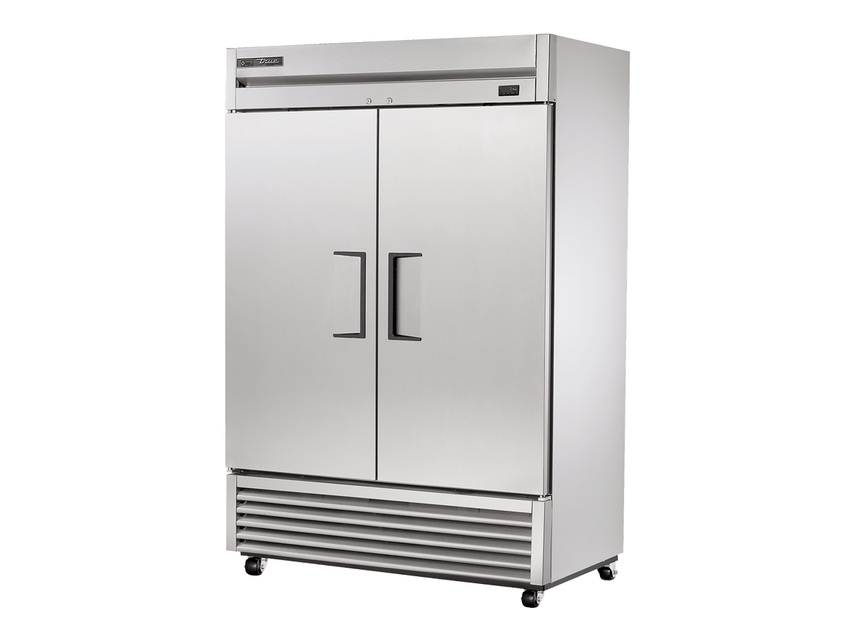 True Refrigeration Upright Foodservice Freezer 2 Full Solid Swing Doors - T - 49F - HC - Whisk Hospitality - T-49F-HC