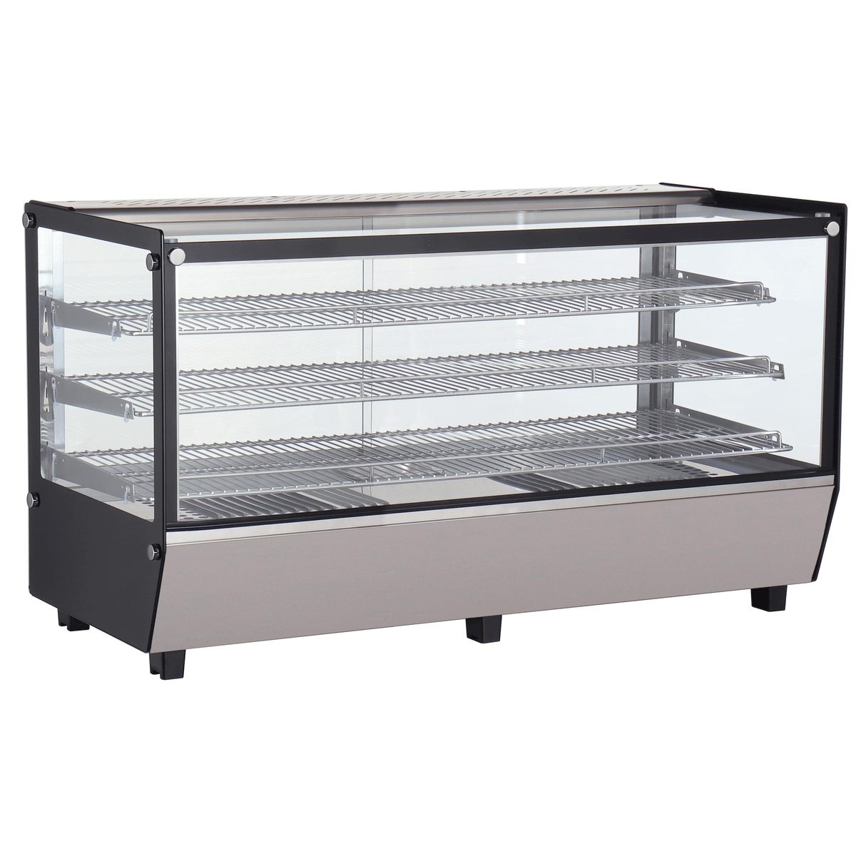 Verona 120H 202L Counter Top Heated Display - Stainless Steel - Whisk Hospitality - 120H-SS