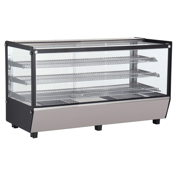 Verona 120H 202L Counter Top Heated Display - Stainless Steel - Whisk Hospitality - 120H-SS