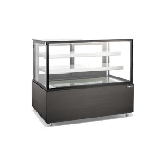 Exquisite Three Tiers Cake Display Fridge β Black finish - CDS215B - Whisk Hospitality - CDS215