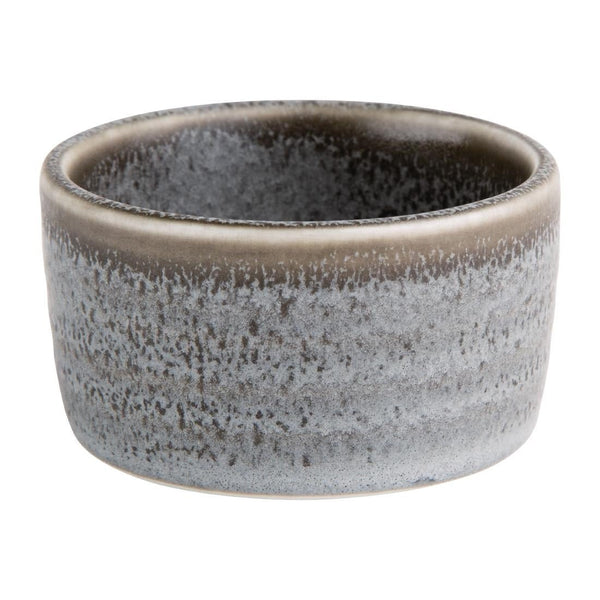 Olympia Cavolo Charcoal Dusk Dipping Dish - 67mm (Box 12) FD923 - Whisk Hospitality - FD923