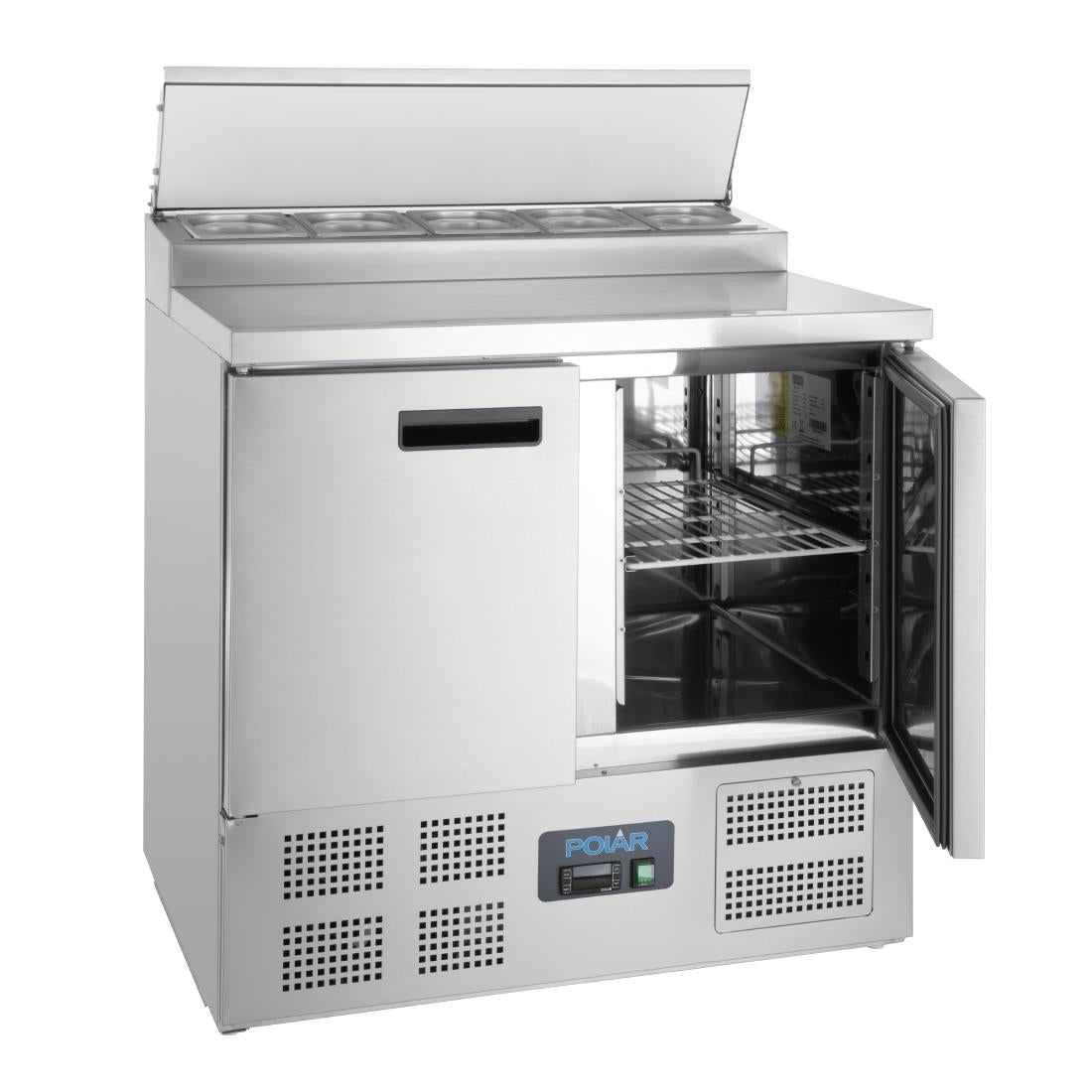 Polar G - Series Pizza Prep Counter Fridge 254Ltr G604 - A - Whisk Hospitality - G604-A
