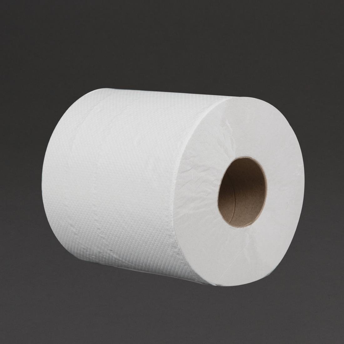 Jantex Centre Feed Roll White 2ply 480 sheets (Pack 6) DL920 - Whisk Hospitality - DL920