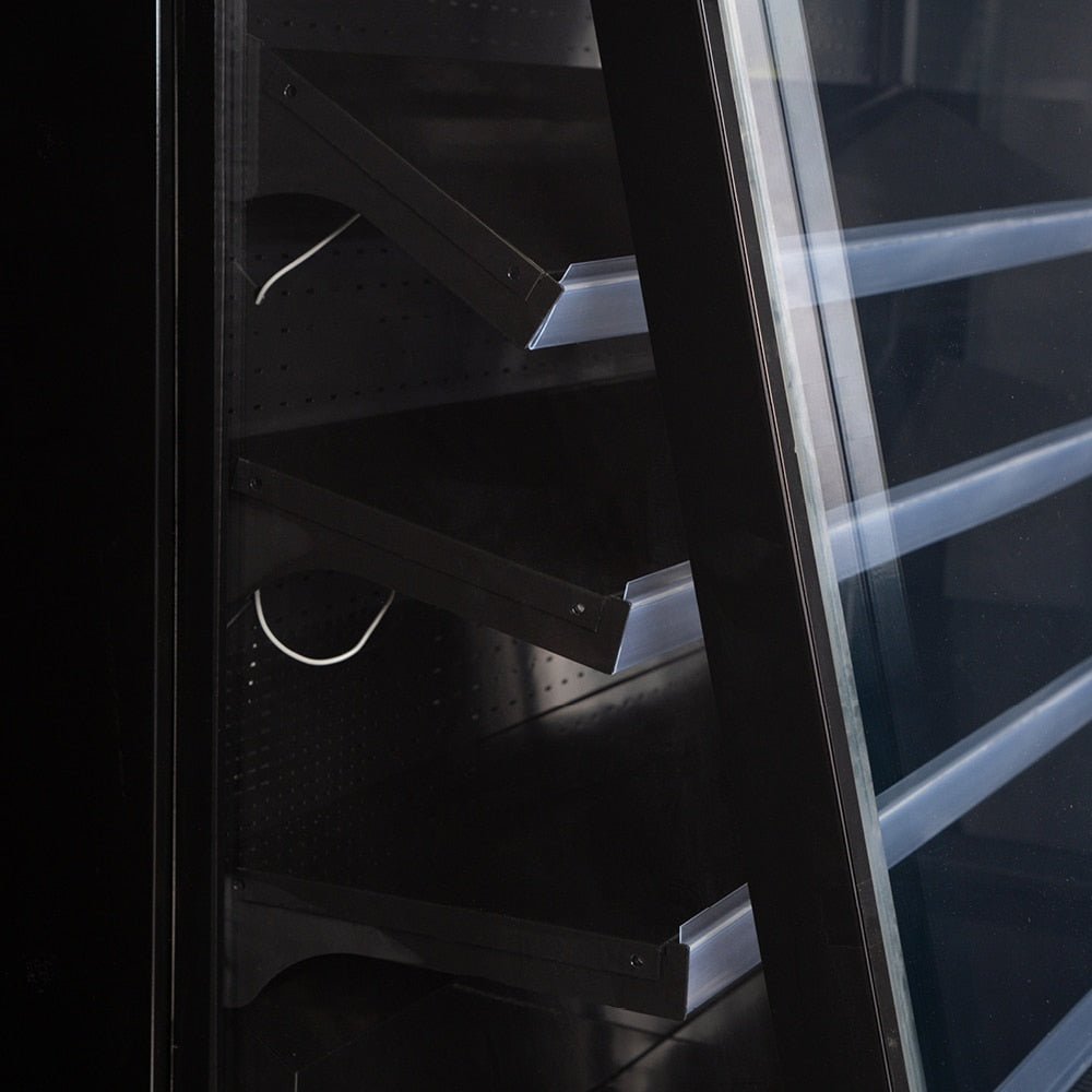 Bromic Semi Vertical Display Fridge - 938mm - 2 Doors - Hinged - Whisk Hospitality - SVM1000HD-NR