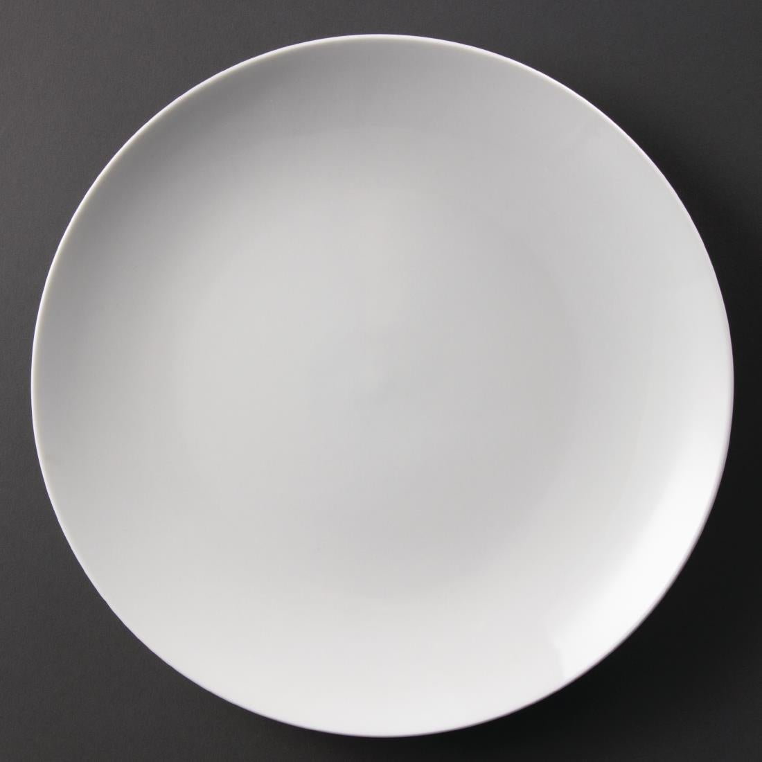 Olympia Whiteware Coupe Plate - 31cm 12" (Box 6) U081 - Whisk Hospitality - U081
