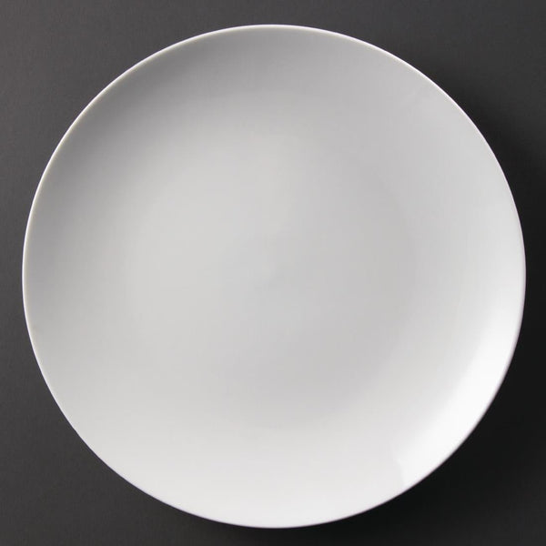 Olympia Whiteware Coupe Plate - 31cm 12" (Box 6) U081 - Whisk Hospitality - U081