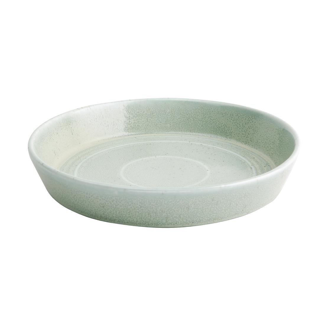 Olympia Cavolo Spring Green Flat Round Bowl - 220mm (Box 4) FB561 - Whisk Hospitality - FB561