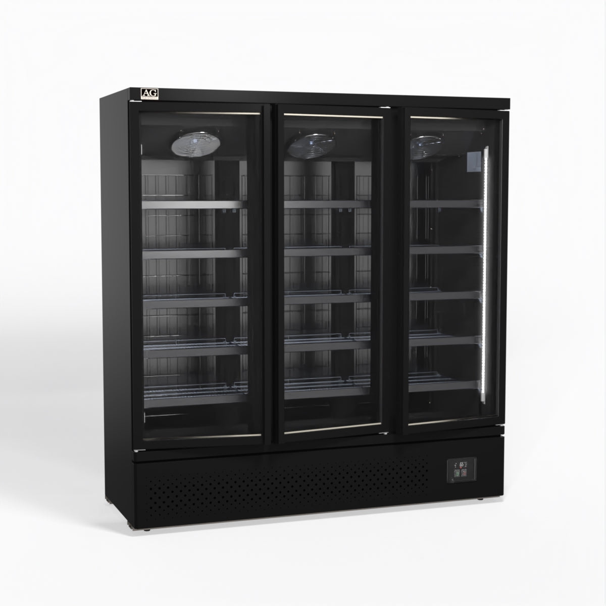 AG Supermarket Three Glass Doors Upright Display Fridge - 1539 Litre CSB1500 - Whisk Hospitality - CSB1500