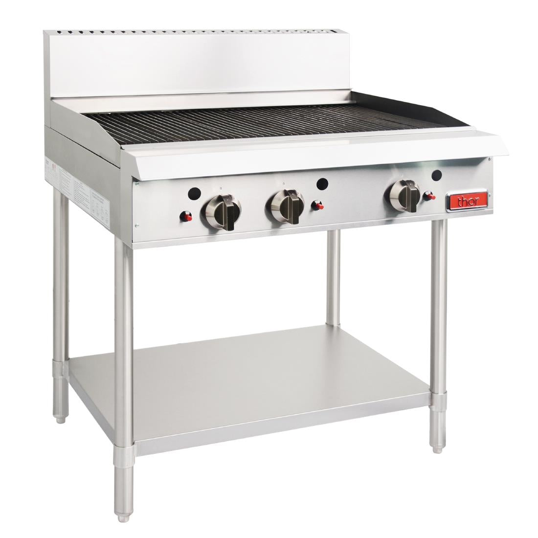 Thor Gas Char Broiler 36"-Radiant manual controls w/flame fail LPG TR-CBR36F LPG GH104-P