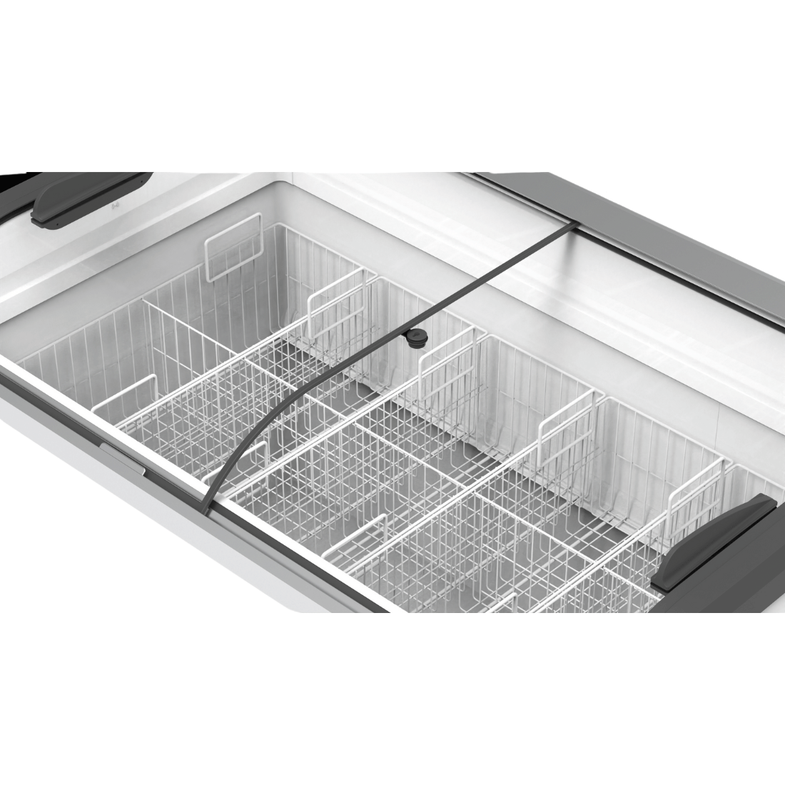 Thermaster Heavy Duty Supermarket Glass Sliding Lid Freezers 306L - SD-306K