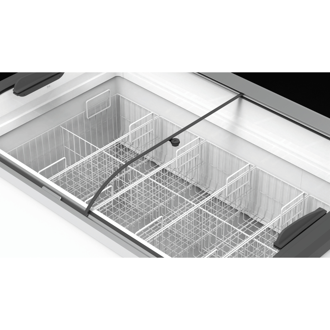 Thermaster Heavy Duty Supermarket Glass Sliding Lid Freezers 506L - SD-506K