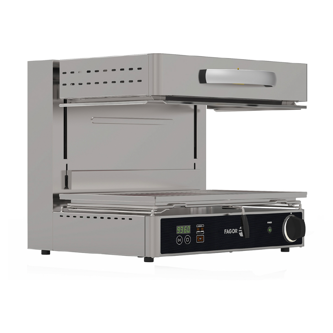 Fagor 600mm Ultrarapid Electric Salamander with Plate Detection SEQ-60-4T - Whisk Hospitality - SEQ-60-4T