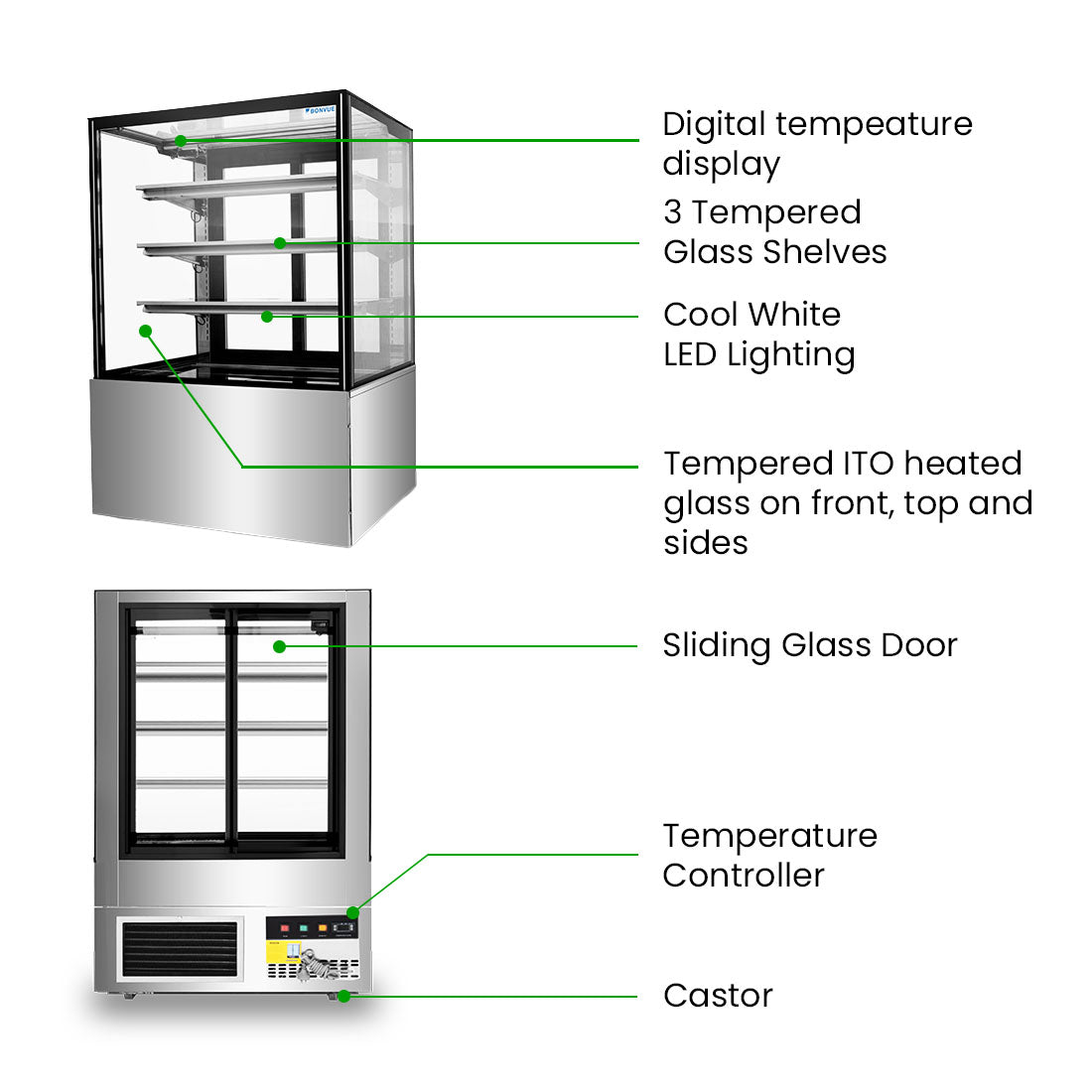 BONVUE Cake Display - SF830V