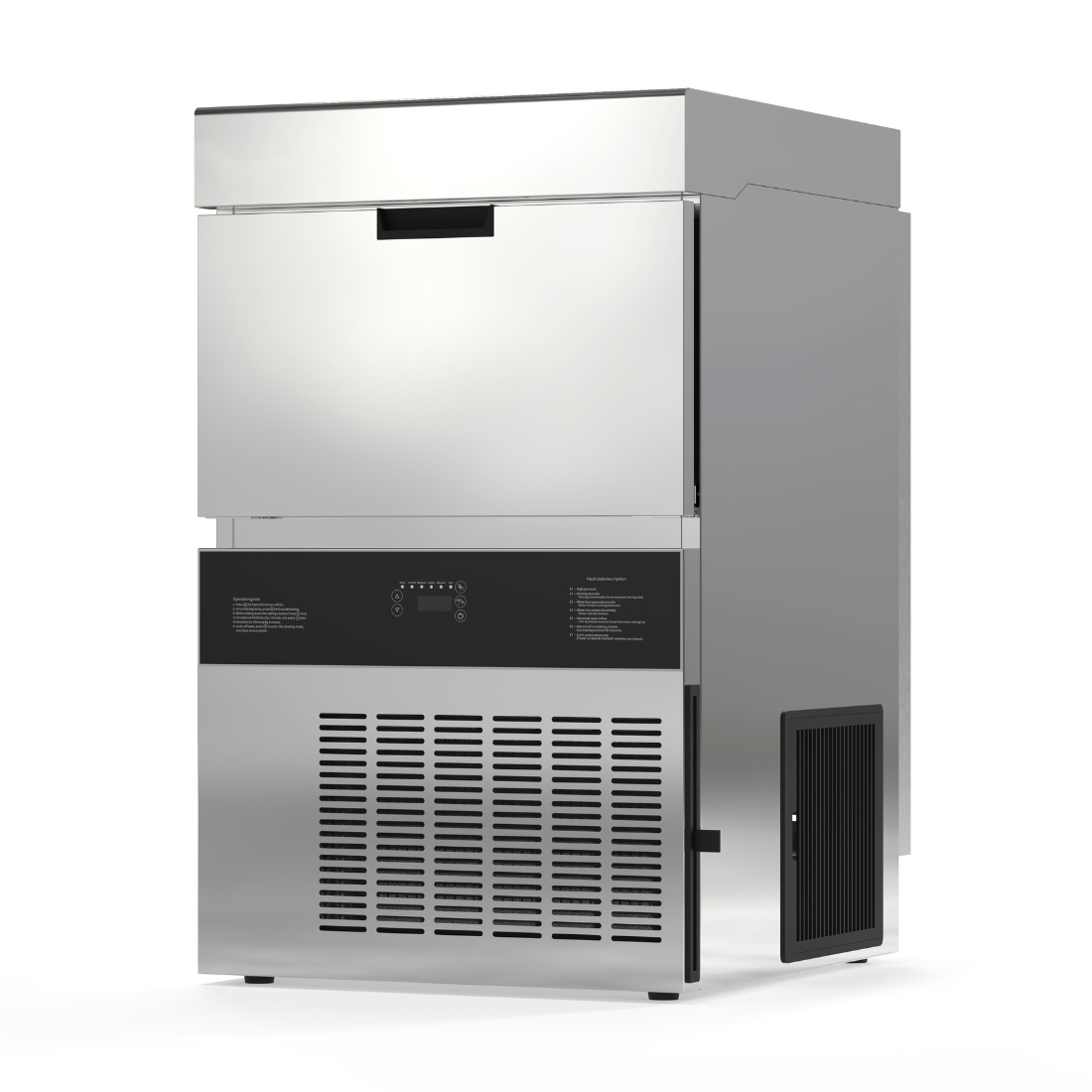 Blizzard Crystal Square Ice Maker 40kg/24hr with 20kg Storage SIC-40L - Whisk Hospitality - SIC-40L