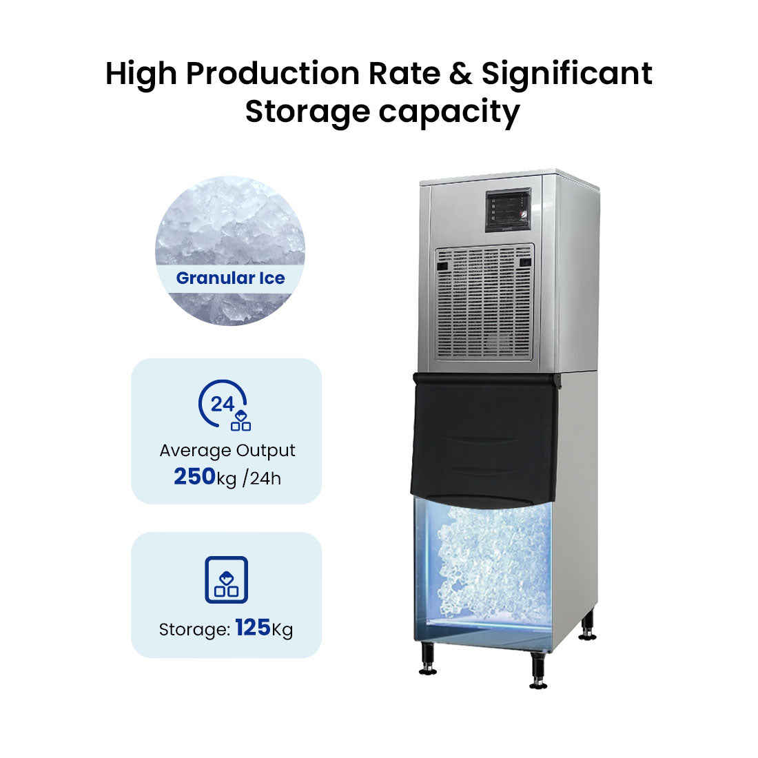 Blizzard Granular Ice Maker 250Kg - SN-258F