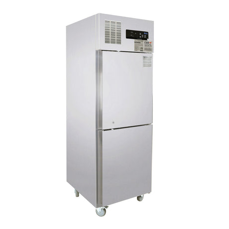 TROPICAL Thermaster 2 x Half door SS Fridge - SUC500