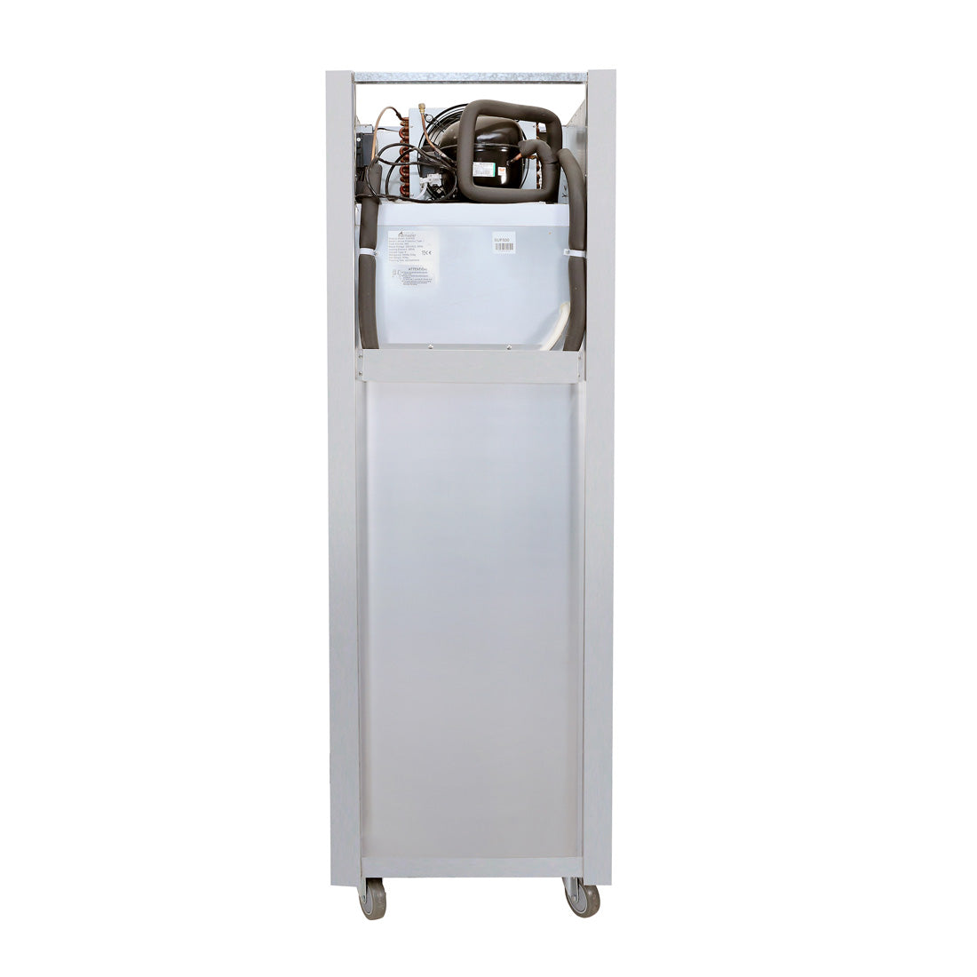 TROPICAL Thermaster 2 x Half door SS Fridge - SUC500