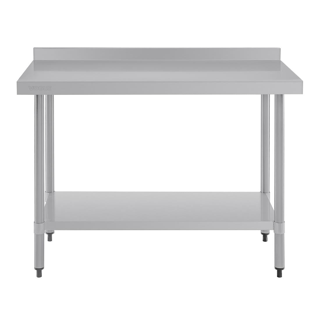 Vogue Wall Table St/St - 1200x600mm 47x23 1/2" (60mm Upstand) T381