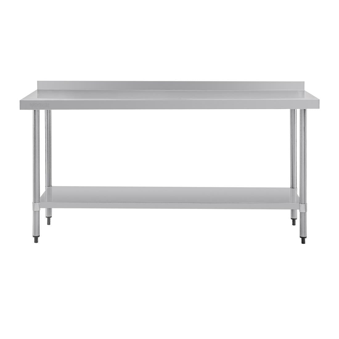 Vogue Wall Table St/St - 1800x600mm 70 3/4x23 1/2" (60mm Upstand) T383