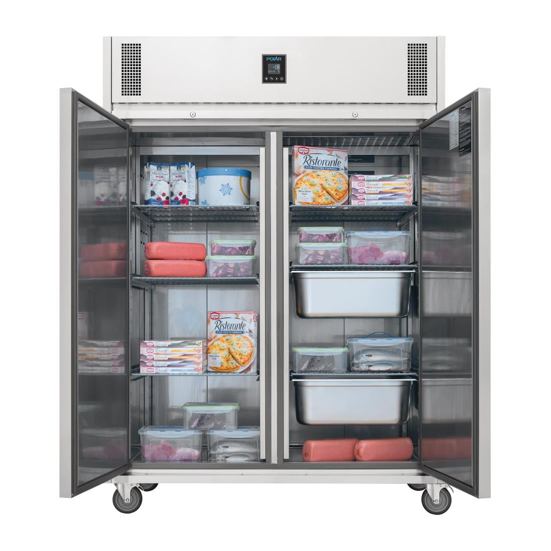 Polar U-Series Premium Double Door Freezer 1170Ltr