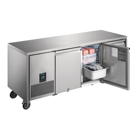 Polar U series Premium 3 Door Counter Freezer