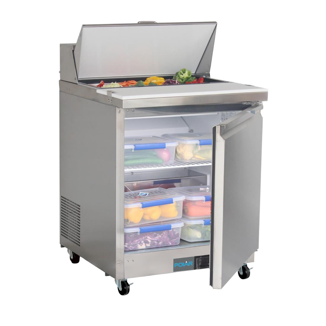 Polar U-Series Single Door Mega Top Preperation Counter