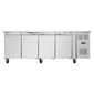 Polar U-Series Four Door Counter Fridge 553Ltr