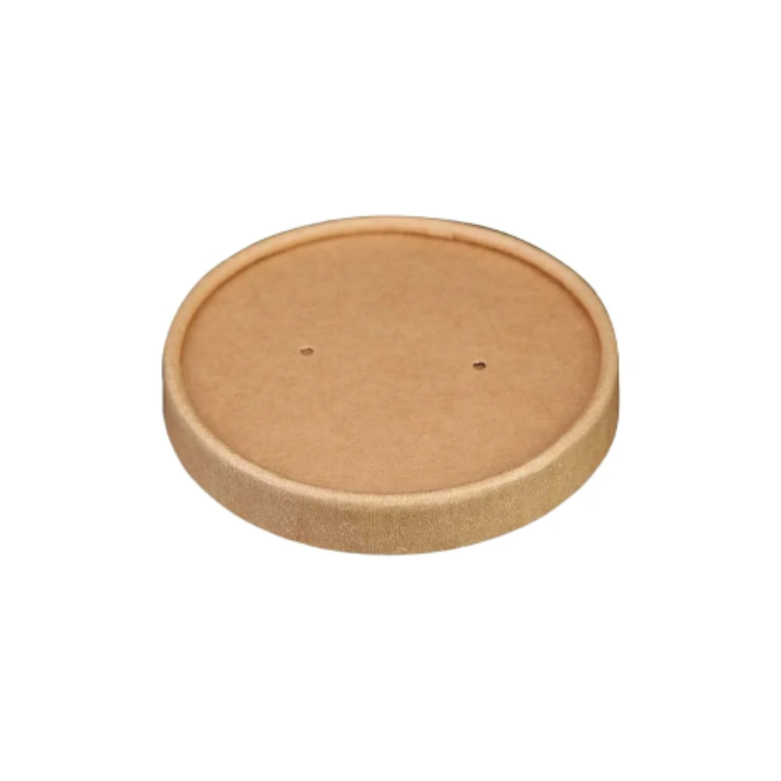 PakMax 115mm Kraft Paper Lid Fit for 20/26/32oz Paper Deli Container DELI-115-KP-LID - Whisk Hospitality - DELI-115-KP-LID