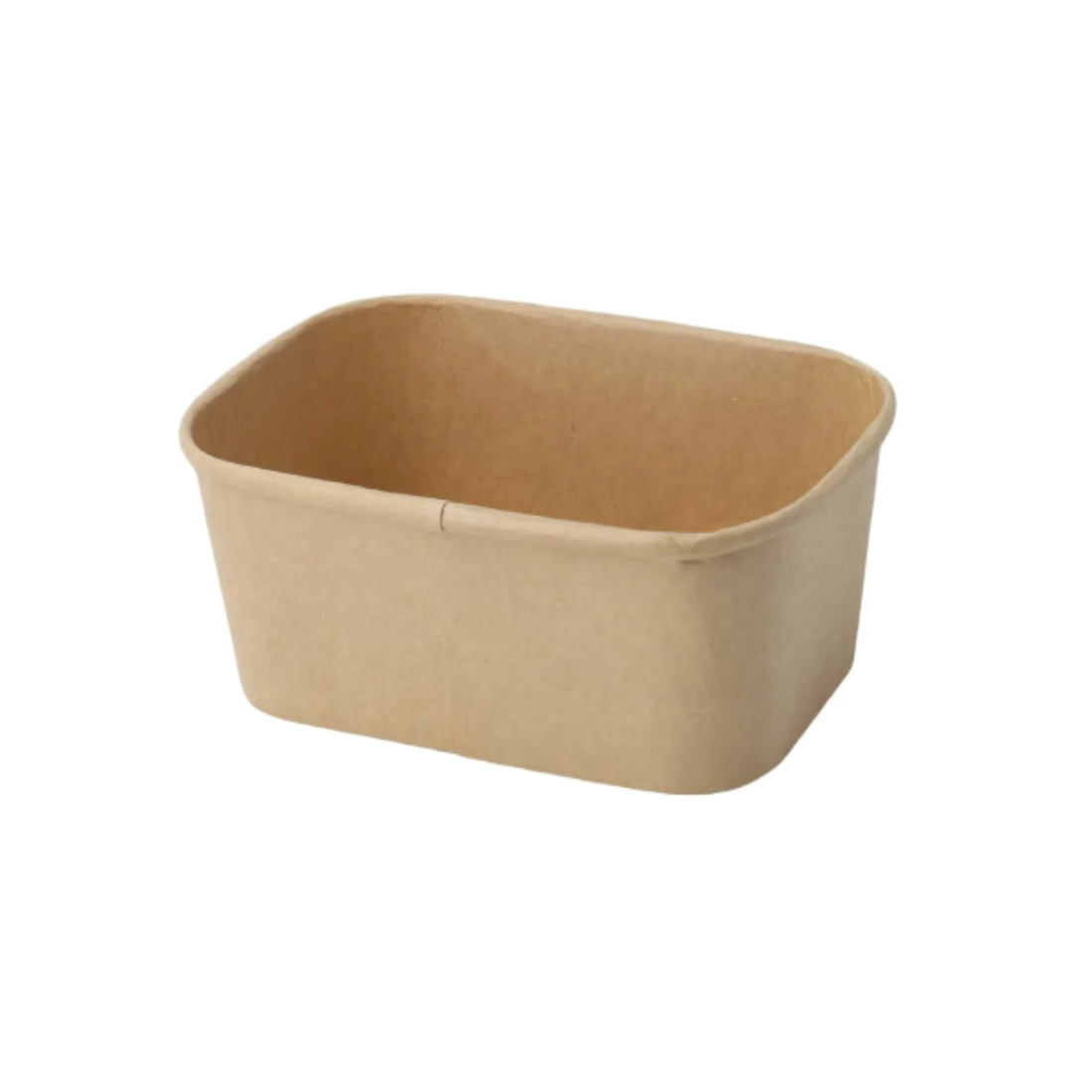 PakMax 1000ML Kraft Paper Rectangular Bowl KPRB-1000-120 - Whisk Hospitality - KPRB-1000-120
