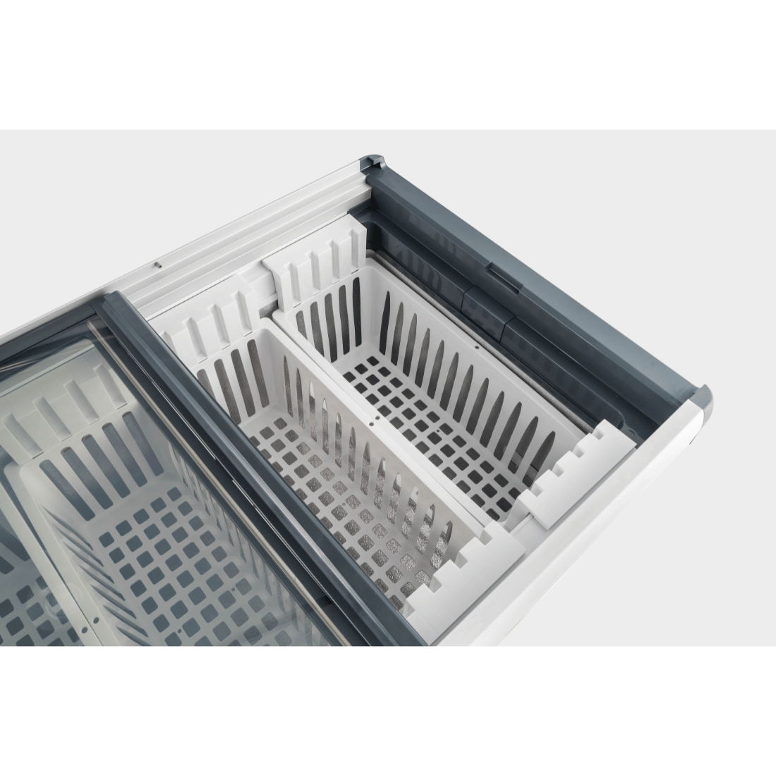 Thermaster 516L Chest Freezer with Flat Glass Sliding Lids - WD516G