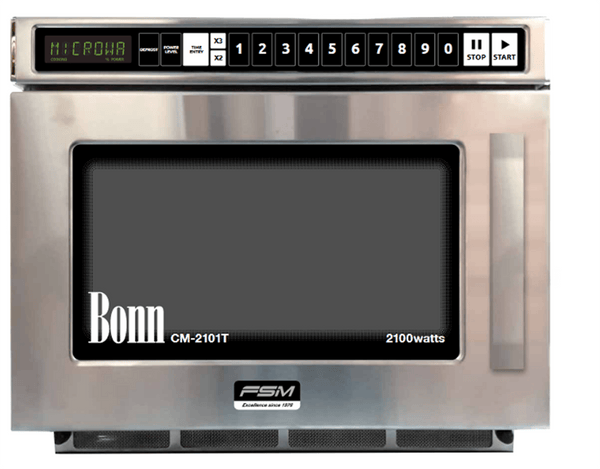 CM-2101T Bonn 2100W commercial microwave oven with dual magnetron system